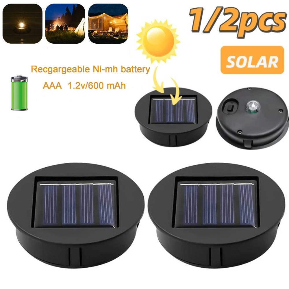 Outdoor Lighting Replacement Parts - لوحة شمسية علوية بديلة للإضاءة الشمسية،