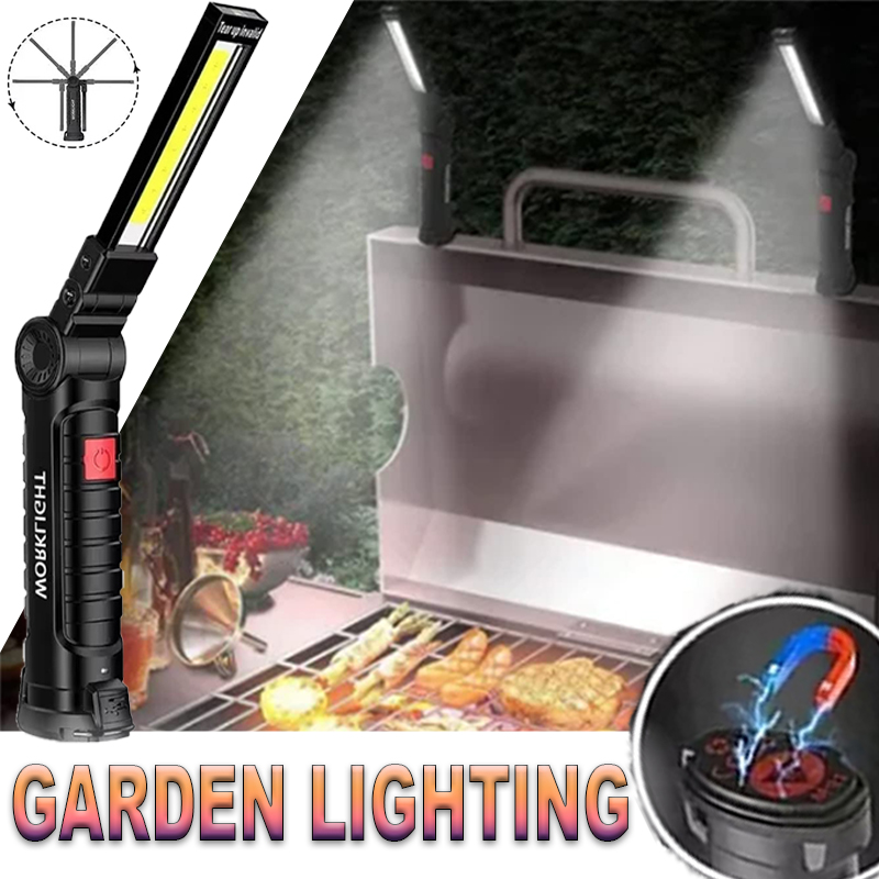 Outdoor Lighting Globes - مصباح يدوي LED محمول مع خطاف