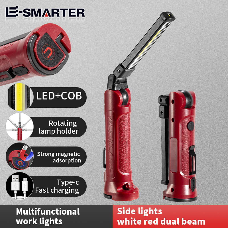 Outdoor Lighting Setup - COB LED ضوء العمل قابلة للشحن