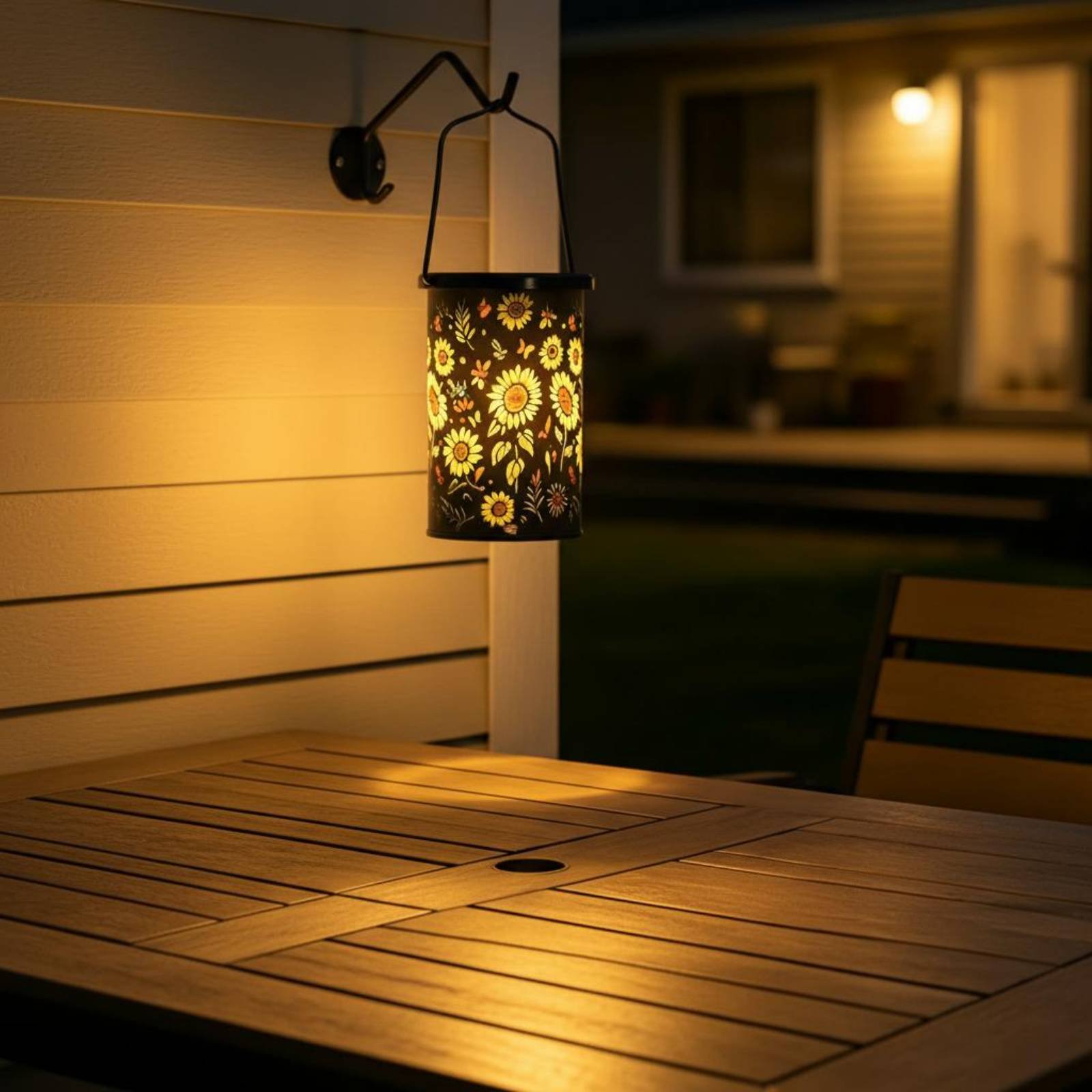 Outdoor Lighting For Patio - فانوس زهري بتصميم عتيق، مصباح شمسي