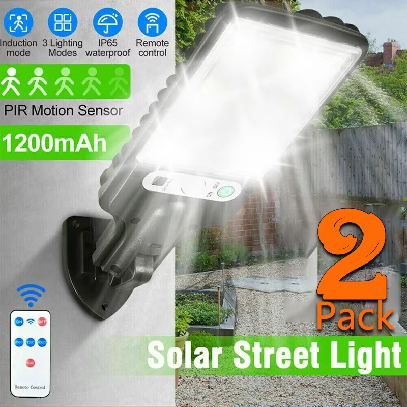 Outdoor Lighting For Patio - أضواء حديقة شمسية خارجية مع مستشعر