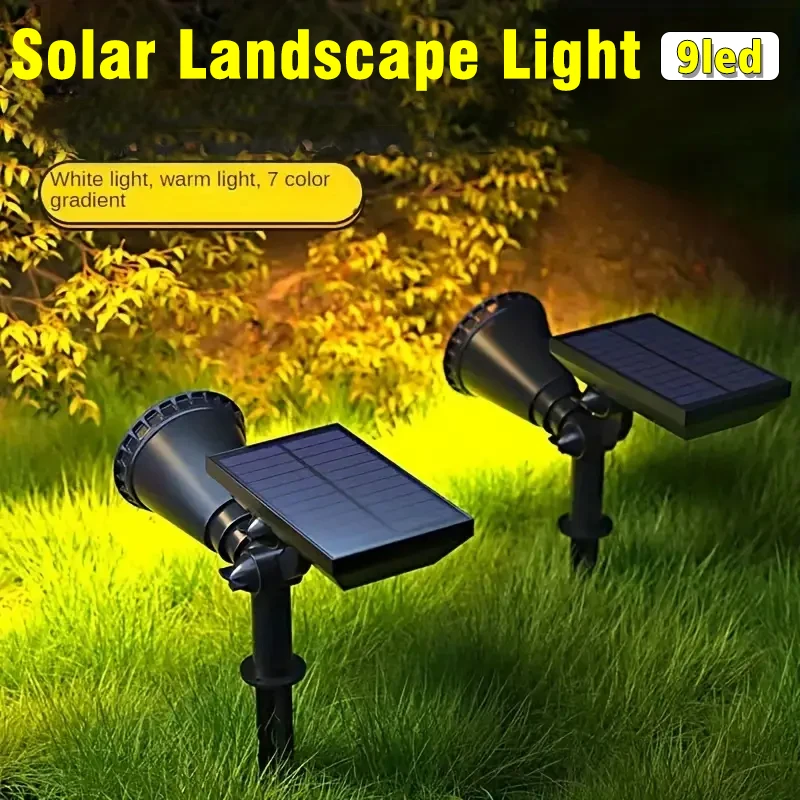 Outdoor Lighting On Trees - أضواء كاشفة LED تعمل بالطاقة الشمسية،