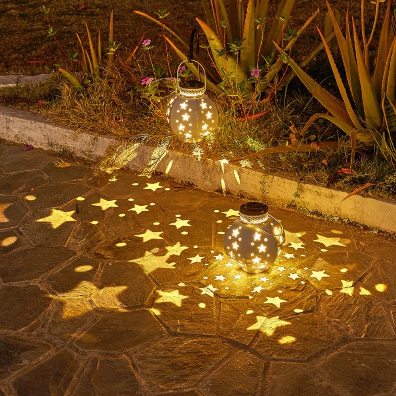 مصباح حديقة على شكل نجمة، أضوا - مراجعة Outdoor Lighting Globes وسعره