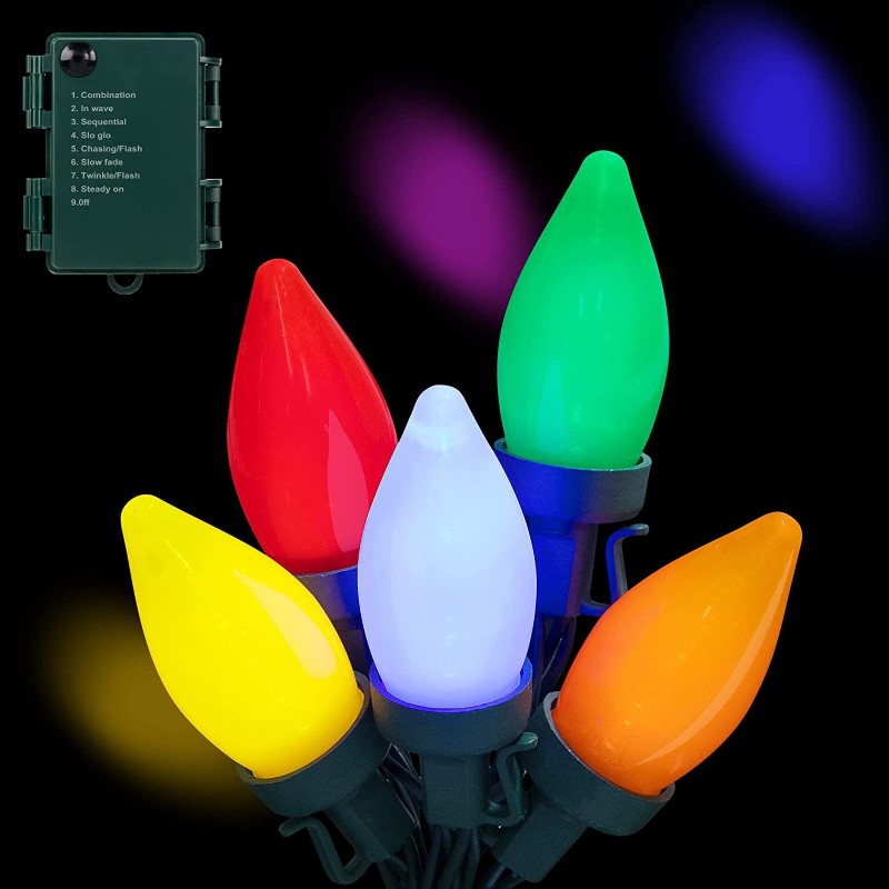 سلسلة أضواء LED متعددة الألوان - مراجعة Outdoor Lighting On Trees وسعره