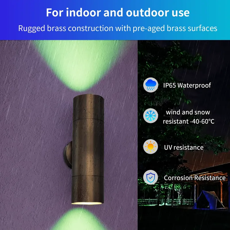 مصباح جداري خارجي LED من النحا - مراجعة Outdoor Lighting Design وسعره