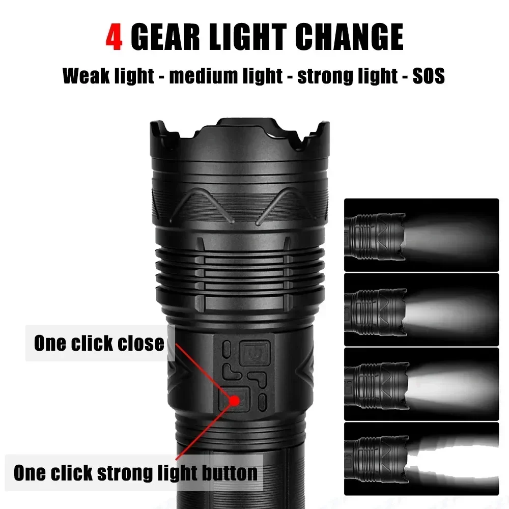 مصباح يدوي LED فائق السطوع بقو - مراجعة Outdoor Lighting Setup وسعره