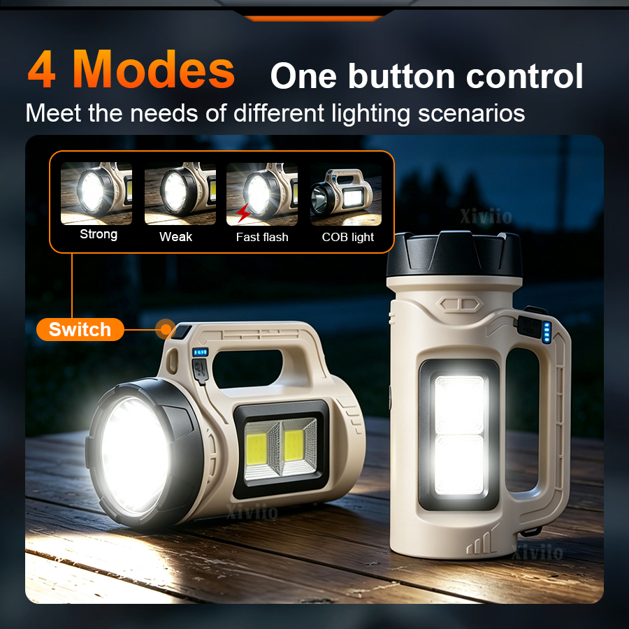مصباح LED محمول متعدد المشاهد  - مراجعة Outdoor Lighting Setup وسعره