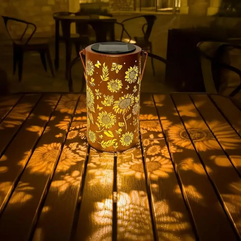إضاءة زهرة عباد الشمس وتأثير ا - مراجعة Outdoor Lighting For Patio وسعره