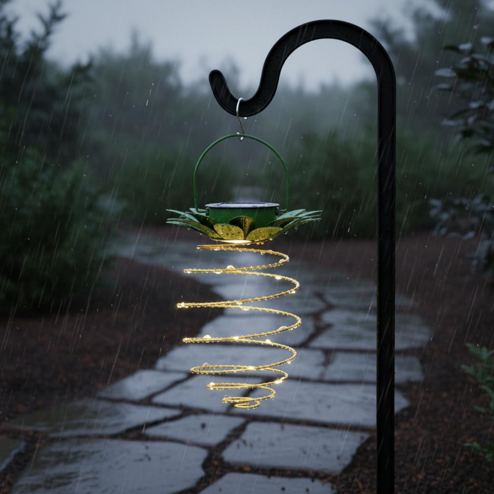 قطعتان من مصابيح الأناناس الشم - مراجعة Outdoor Lighting For Patio وسعره