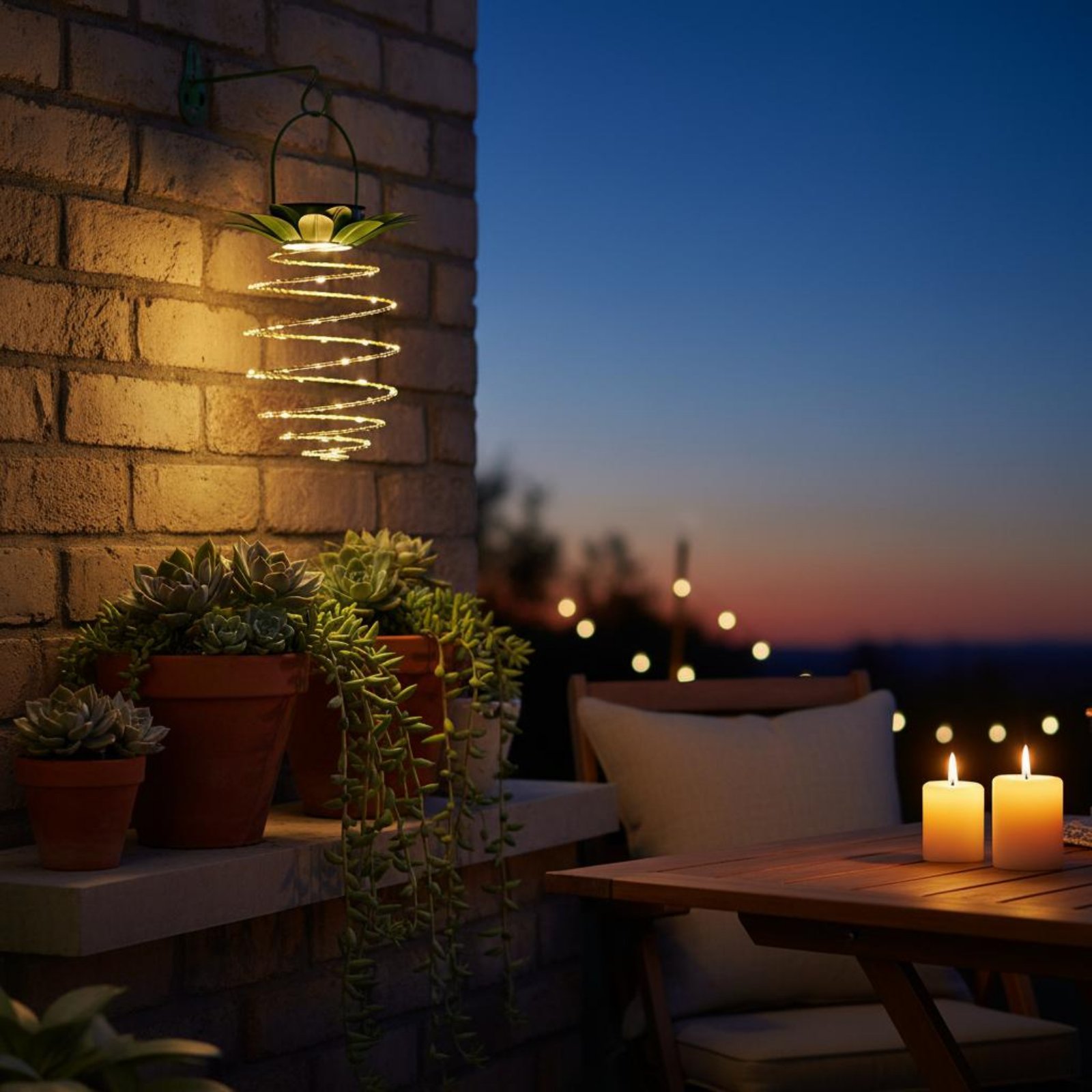 قطعتان من مصابيح الأناناس الشم - مراجعة Outdoor Lighting For Patio وسعره
