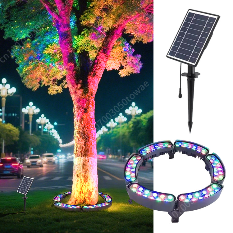 إضاءة شمسية لأشجار الحدائق مقا - مراجعة Outdoor Lighting On Trees وسعره