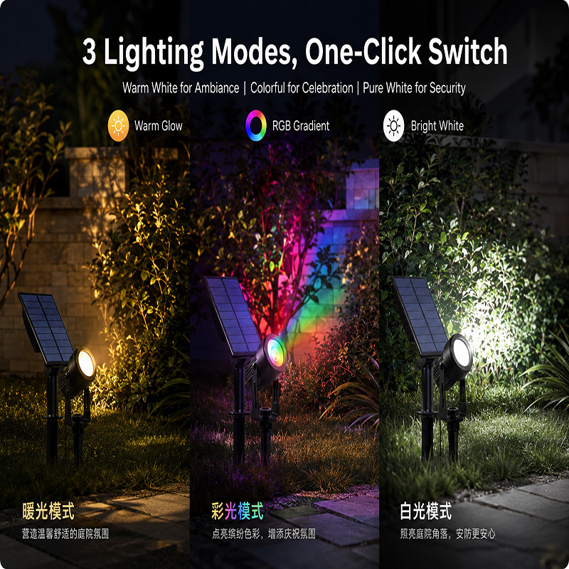 أضواء LED شمسية أرضية تعمل تلق - مراجعة Outdoor Lighting On Trees وسعره