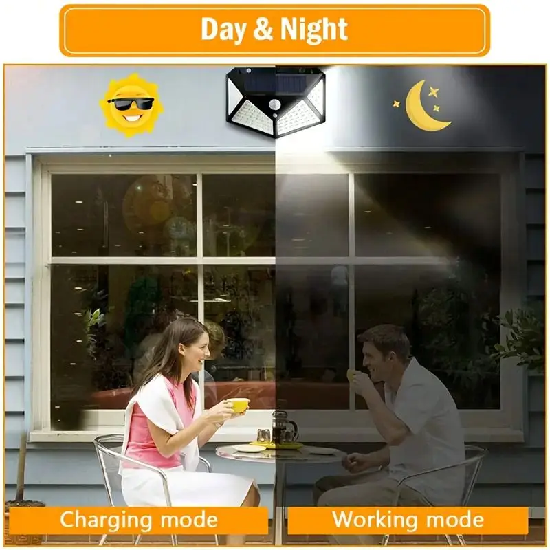 مصباح حديقة شمسي خارجي بـ 100  - مراجعة Outdoor Lighting For Patio وسعره