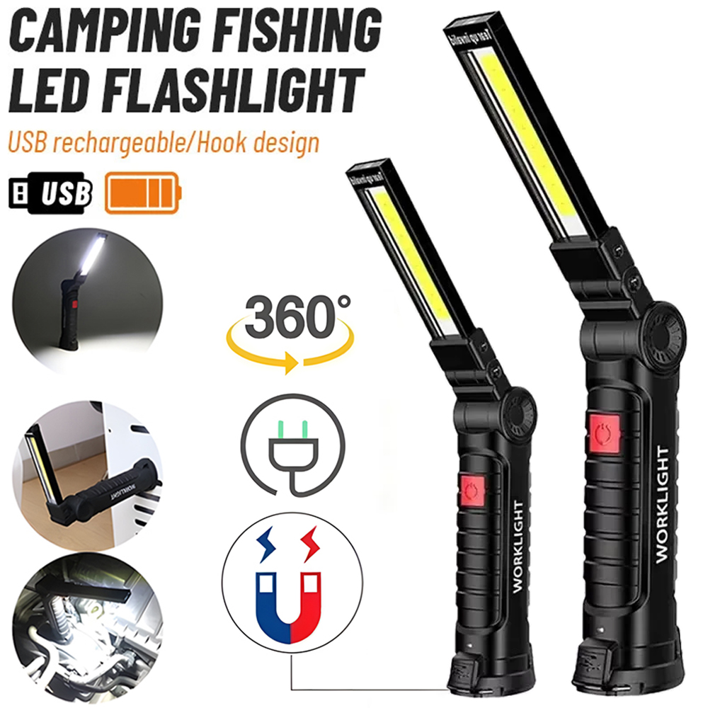 LED COB مصباح يدوي USB مصباح ف - مراجعة Outdoor Lighting Setup وسعره