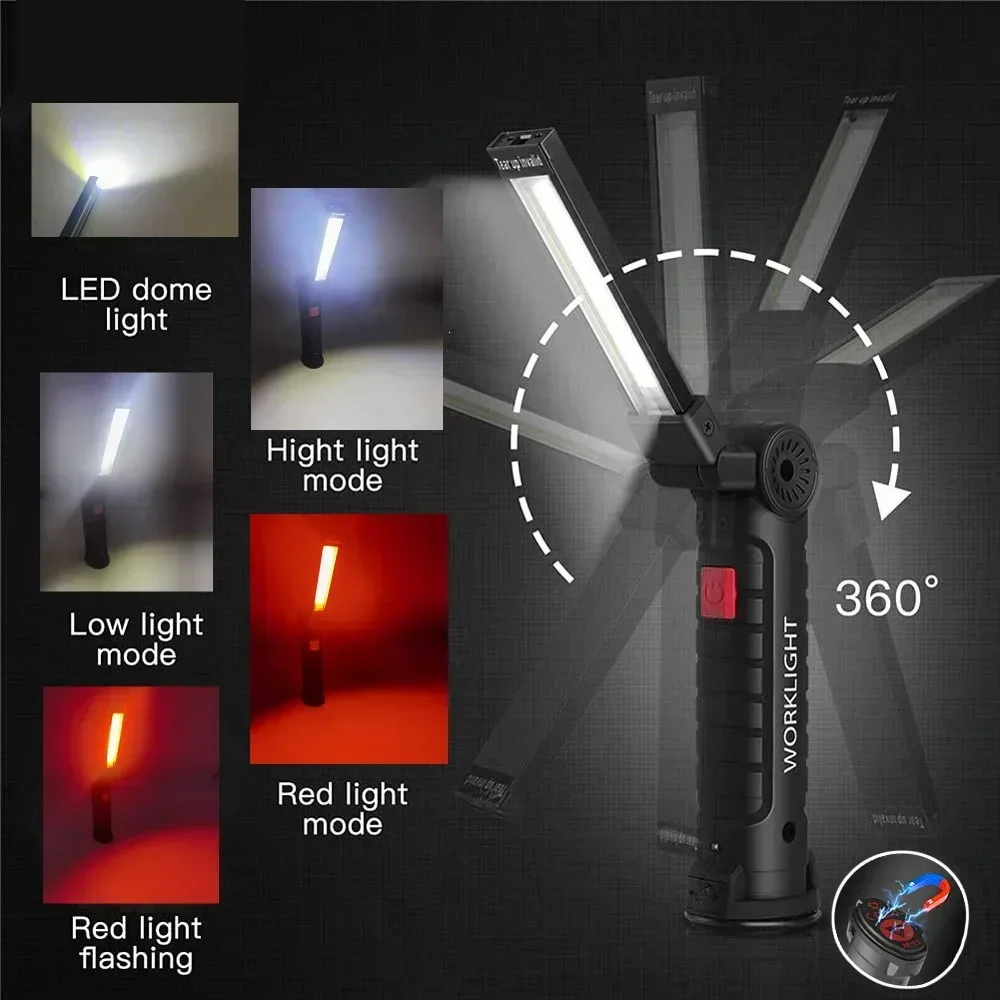 LED COB مصباح يدوي USB مصباح ف - مراجعة Outdoor Lighting Setup وسعره