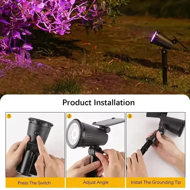 أضواء كاشفة LED تعمل بالطاقة ا - مراجعة Outdoor Lighting On Trees وسعره