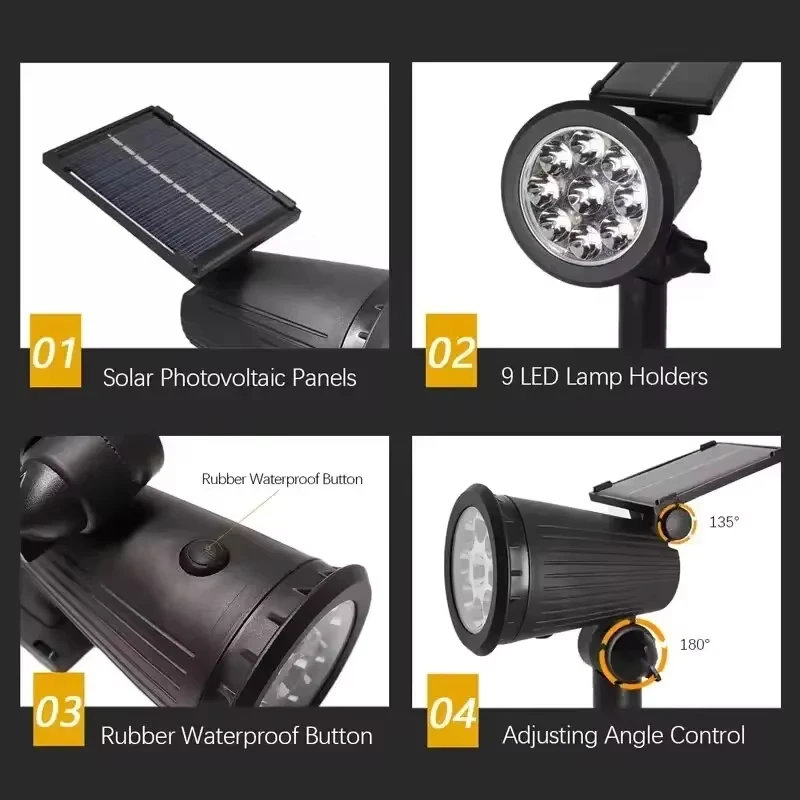 أضواء كاشفة LED تعمل بالطاقة ا - مراجعة Outdoor Lighting On Trees وسعره