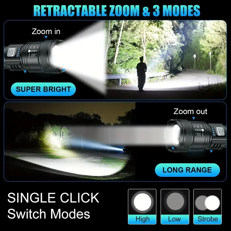 التكتيكية مصباح ليد جيب 2000LM - مراجعة Outdoor Lighting Quality وسعره