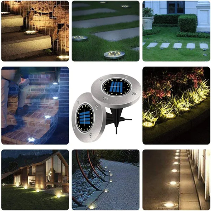 8/20 مصباح أرضي شمسي LED مقاوم - مراجعة Outdoor Lighting Under Deck وسعره